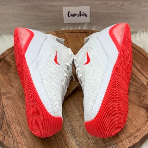 Nike Air Zoom Bella 7 Wmns Size 11 Workout Shoes White Bright Crimson FZ1689-101 - Picture 7 of 11